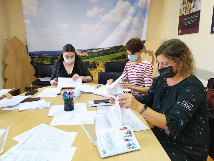 Під час семінару щодо адміністрування сайту ЦСССДМ м. Києва.