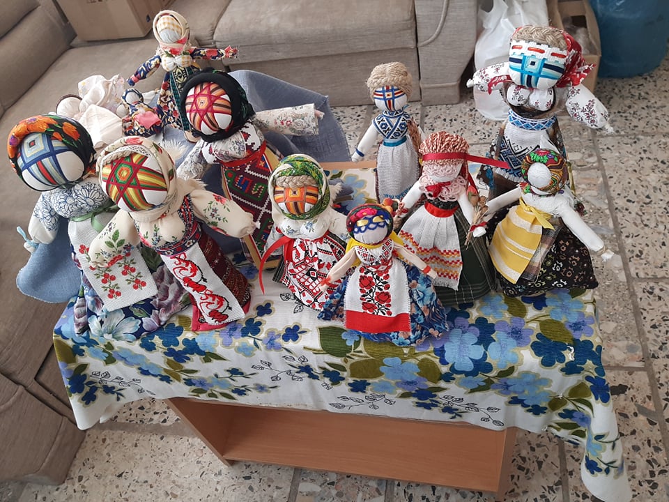 Ляльки-мотанки від учасників заходу