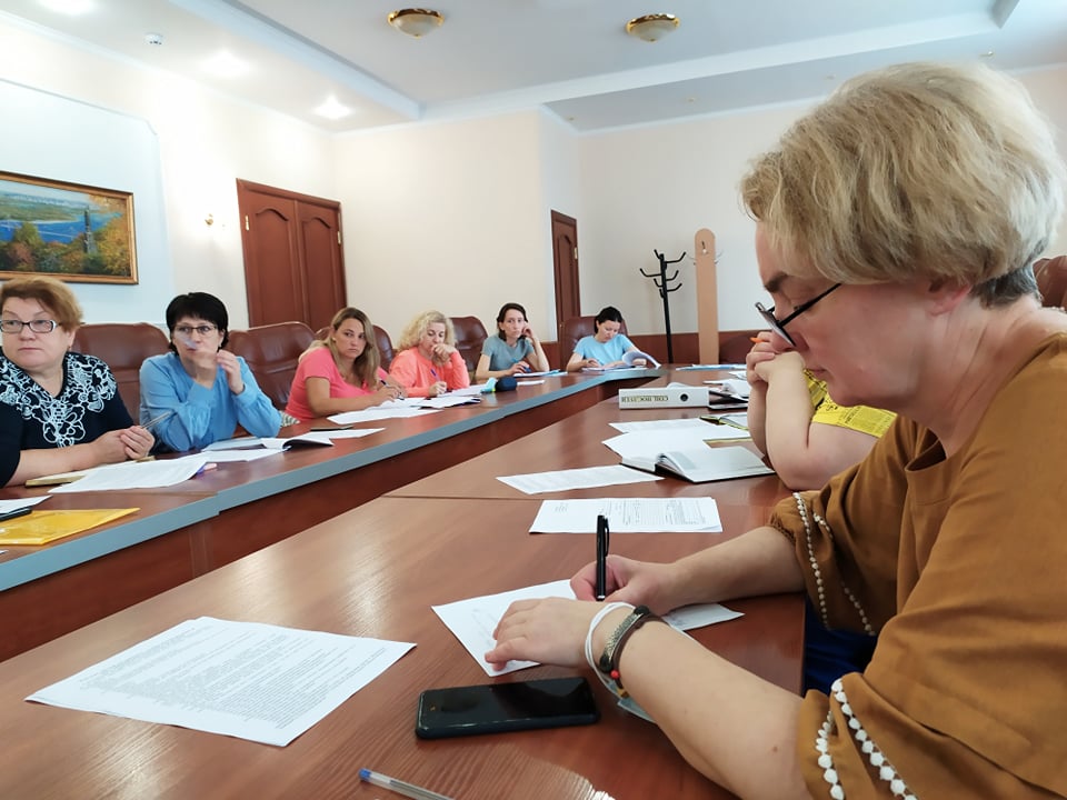 Начальник відділу- заступник директора Київського міського центру соціальних служб Черкашина Людмила вході представлення спікера навчання