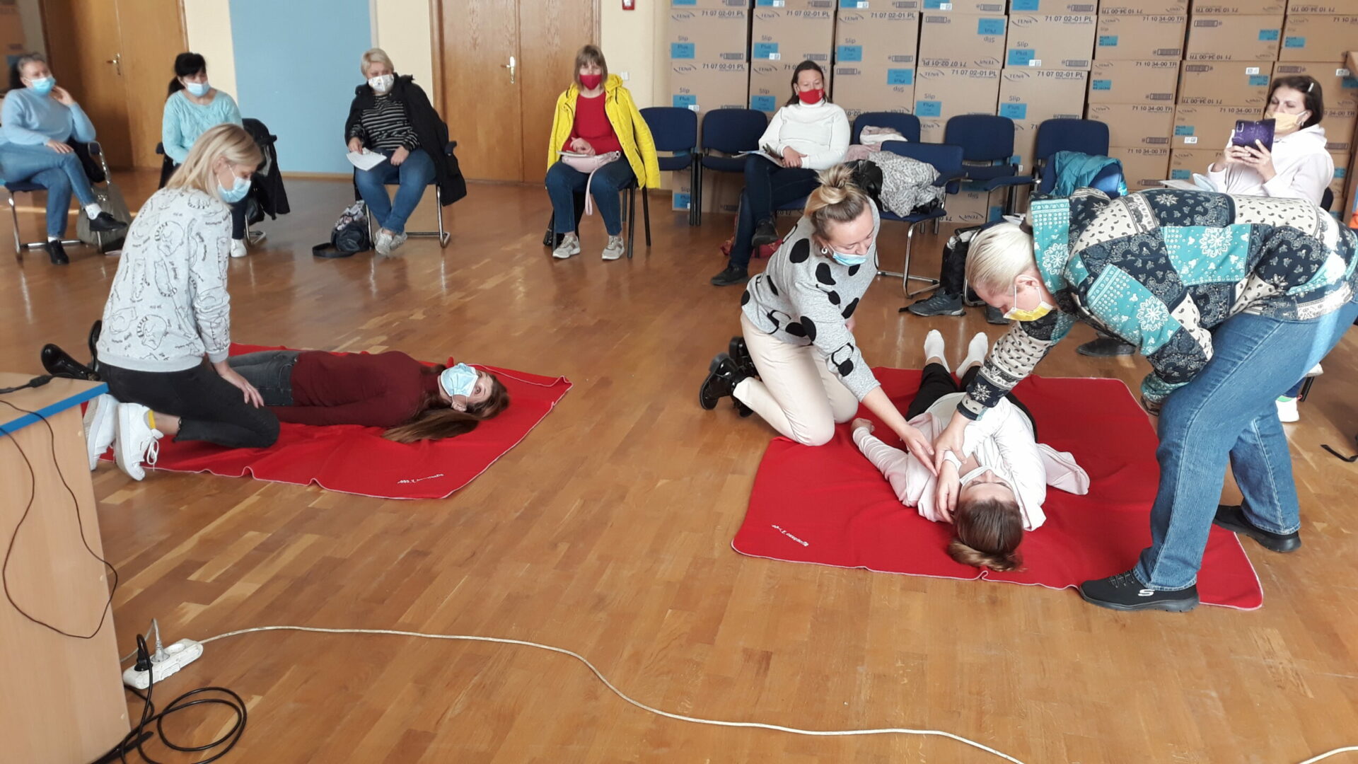 Під час відпрацювання практичних навичок
