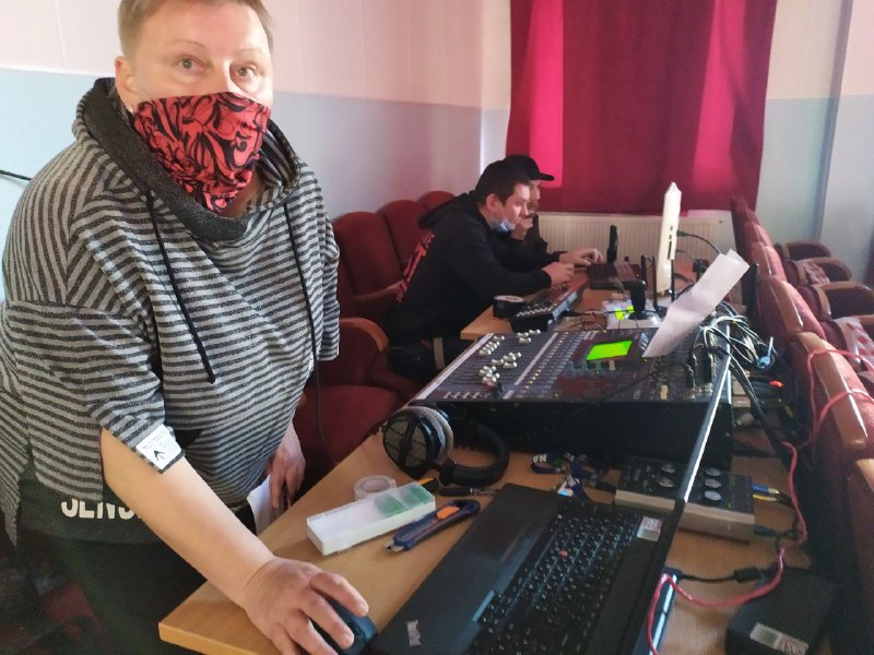 Запис концерту-злагоджена робота команди