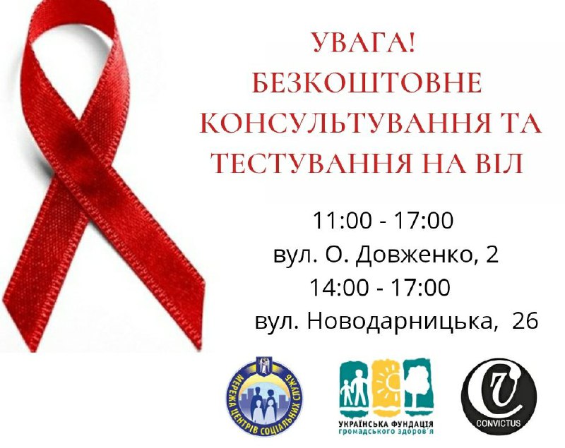 Червона стрічка- символ протидії ВІЛ/СНІДу