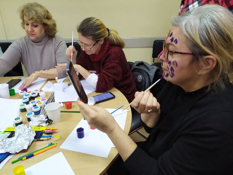 У творчому пориві!