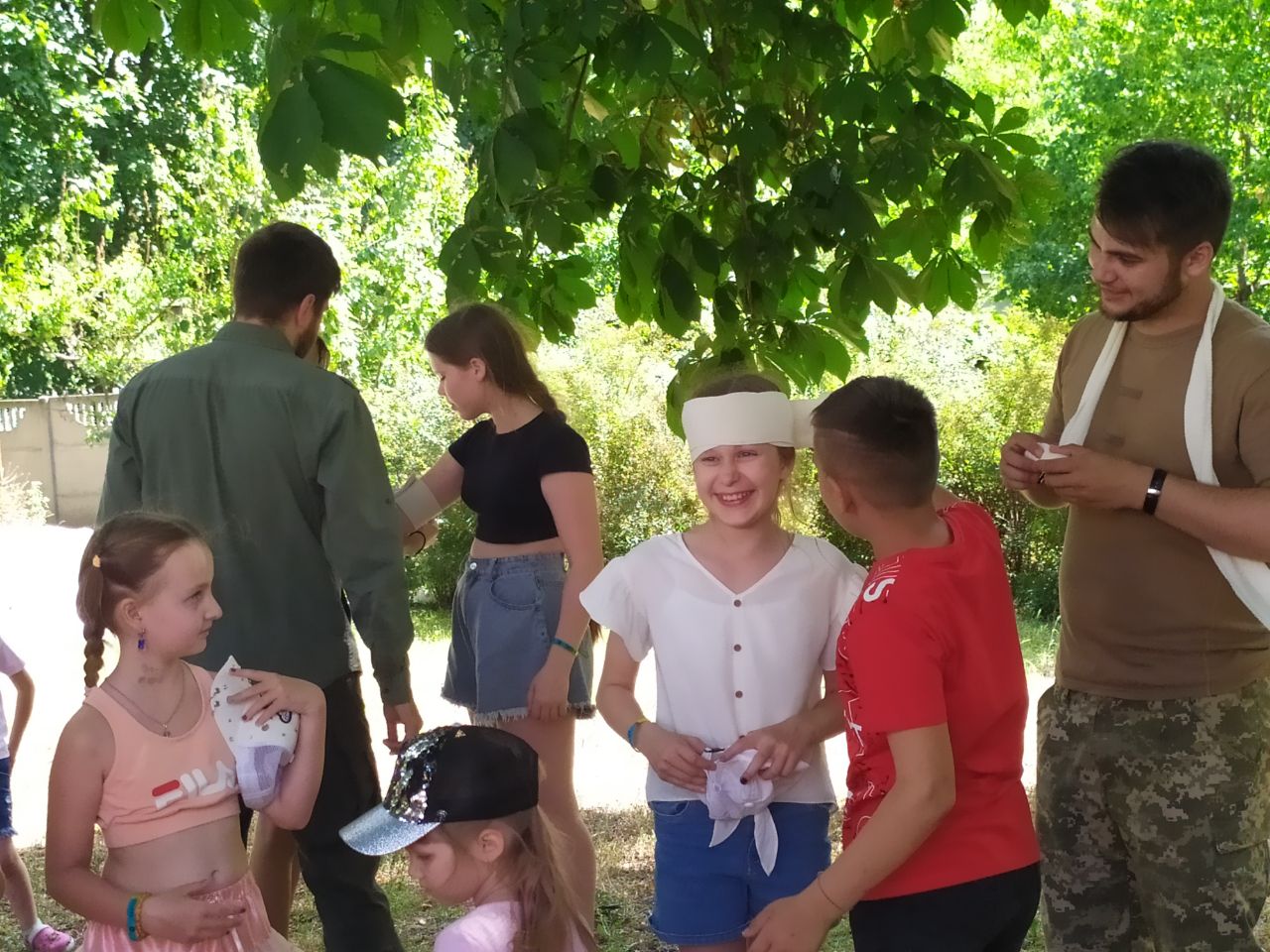 Під час майстер-класу з домедичної допомоги