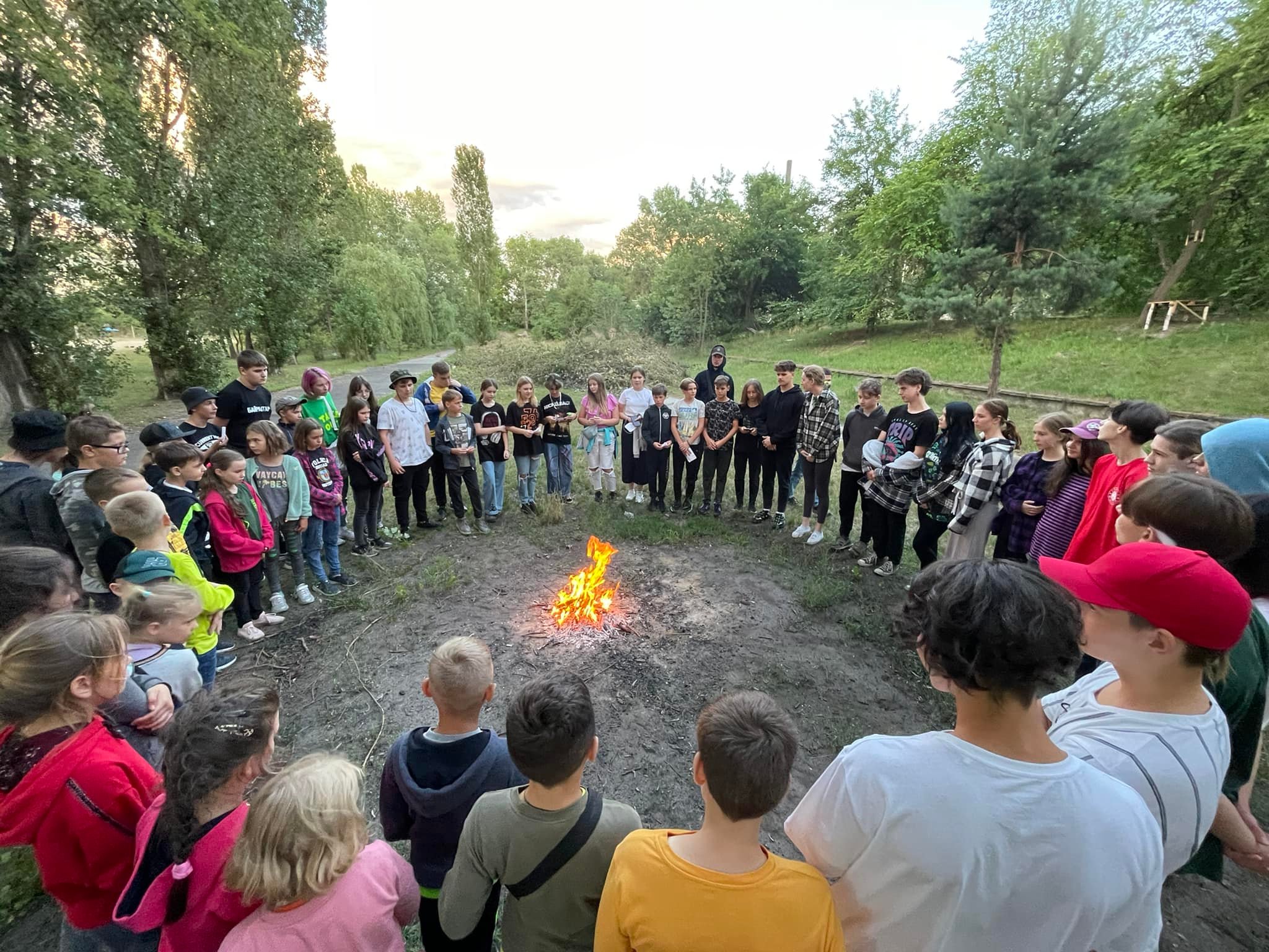 Найкраще-біля намету